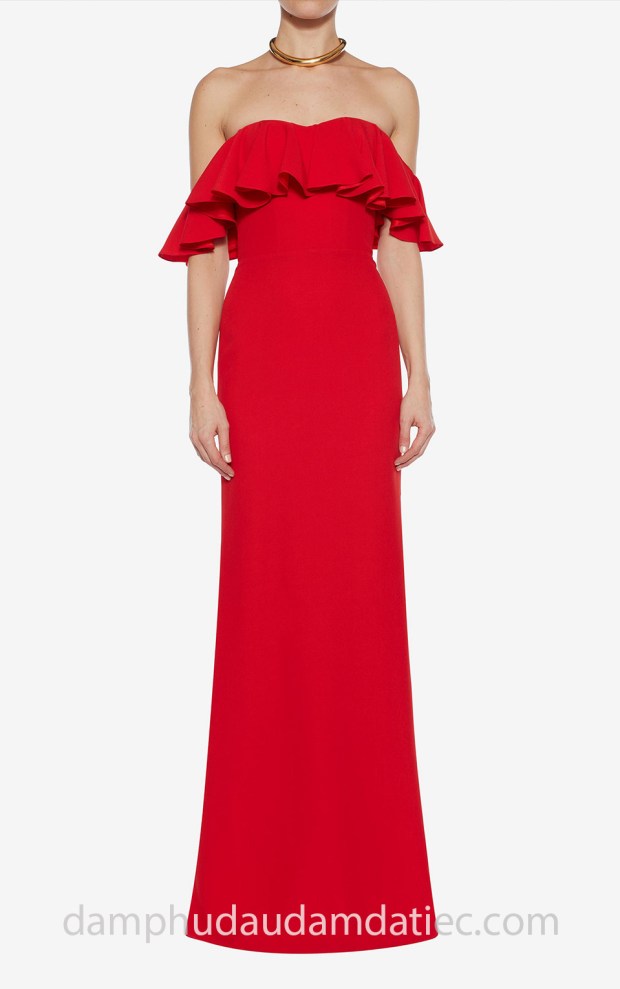 Alexander McQueen Fall 2018 Off may dam da tiec dep sai gon tp hcm ao cuoi meera meera fashion concept