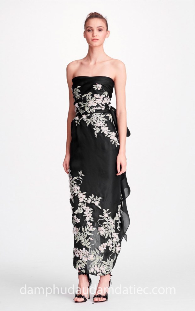 Marchesa SS18 Evening M21822 xuong may dam da tiec dep sai gon tp hcm meera meera fashion concept