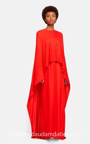 dam da tiec cape Stella McCartney 2018 Eilise xuong may dam da tiec dep tp hcm sai gon meera meera fashion concept