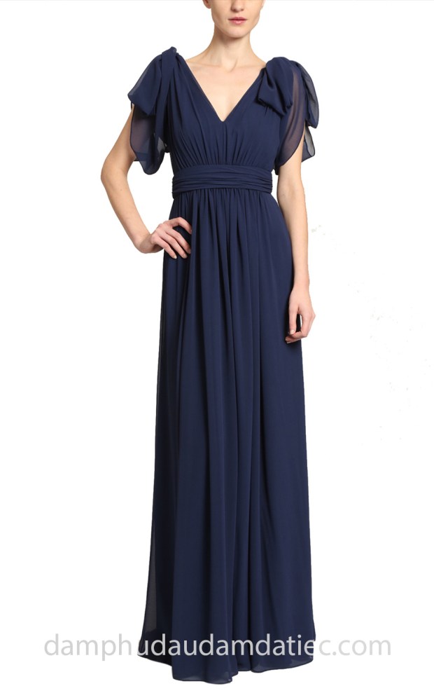 may dam da tiec dep sai gon tp hcm ao cuoi meera meera fashion concept vay suon Badgley Mischka Georgette