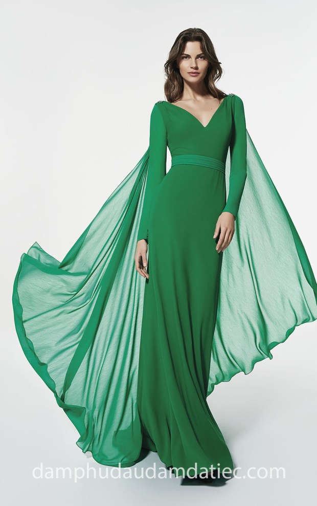 may dam da tiec dep tp hcm sai gon ao cuoi meera meera bridal vay cape San Patrick 2018 Evening 8204