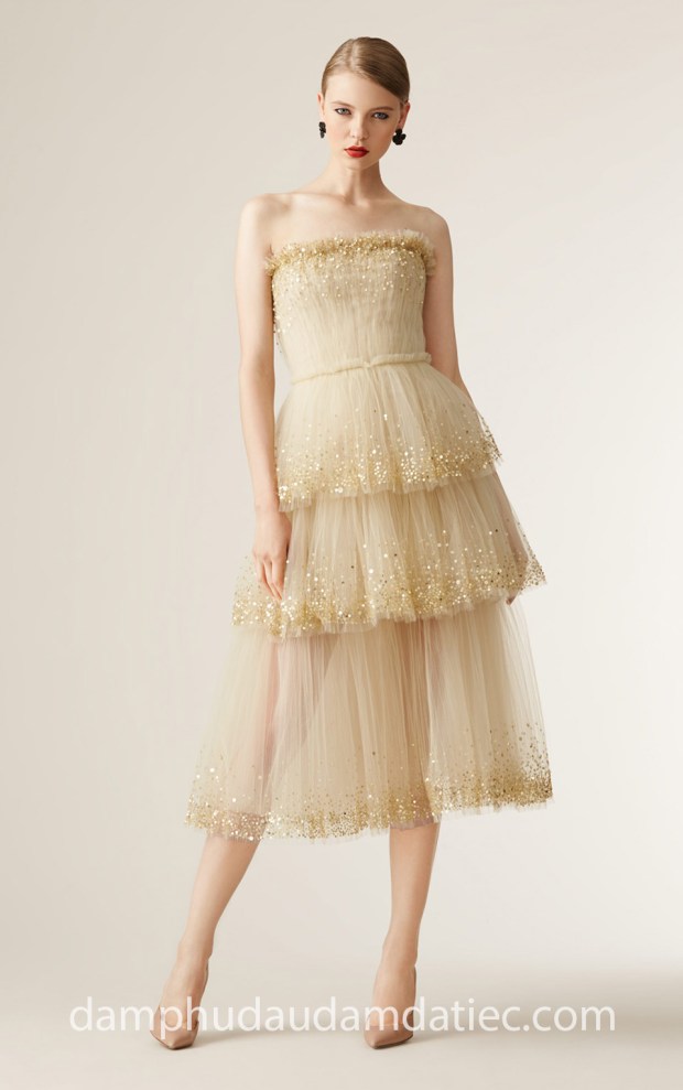 may dam da tiec dep tp hcm sai gon ao cuoi meera meera dam tea length Carolina Herrera Resort 17 -0107-WEB