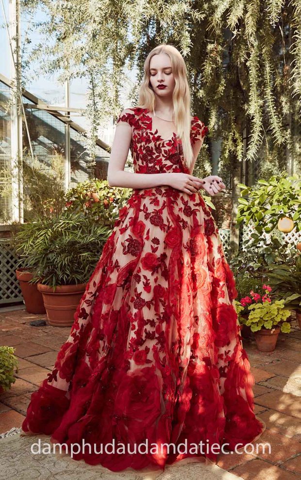 may ao cuoi dam da tiec tp hcm meera meera fashion concept Marchesa Pre Fall 2019 20
