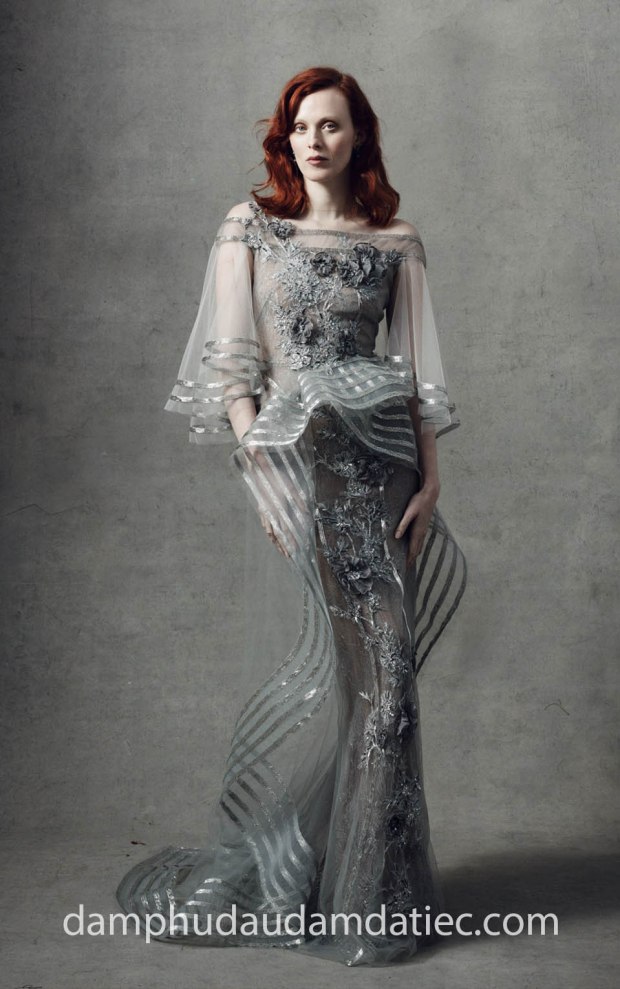 ao cuoi meera meera fashion concept dam da tiec an tuong MARCHESA Fall 18-Look 16