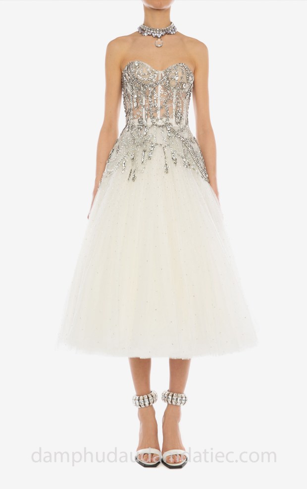 dam da tiec meera meera bridal dam da tiec tea-length Alexander McQueen 19 21 Chandelier