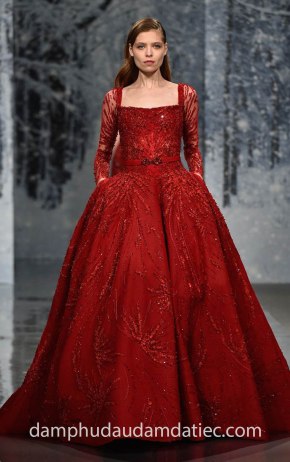 dam da hoi cong chua long lay Ziad Nakad Couture Dresses