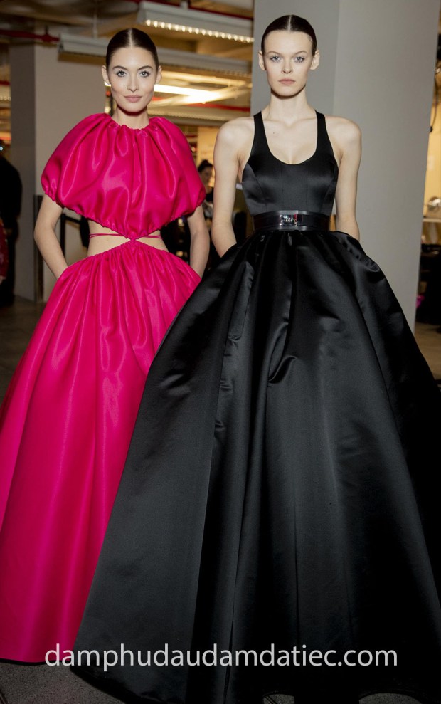 dam da tiec cong chua long lay Brandon Maxwell FW19 01