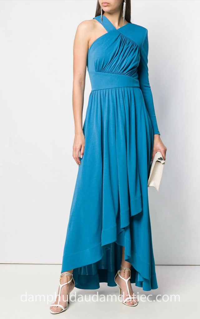 Đầm mullet lệch vai