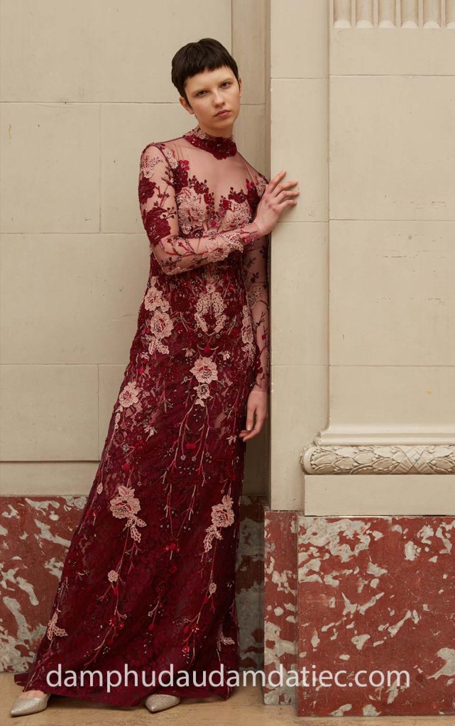 Đầm dạ tiệc ren Meera Meera Bridal